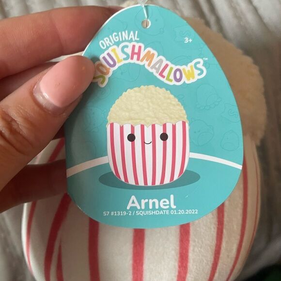 Squishmallow rare Arnel the popcorn - Picture 4 of 4
